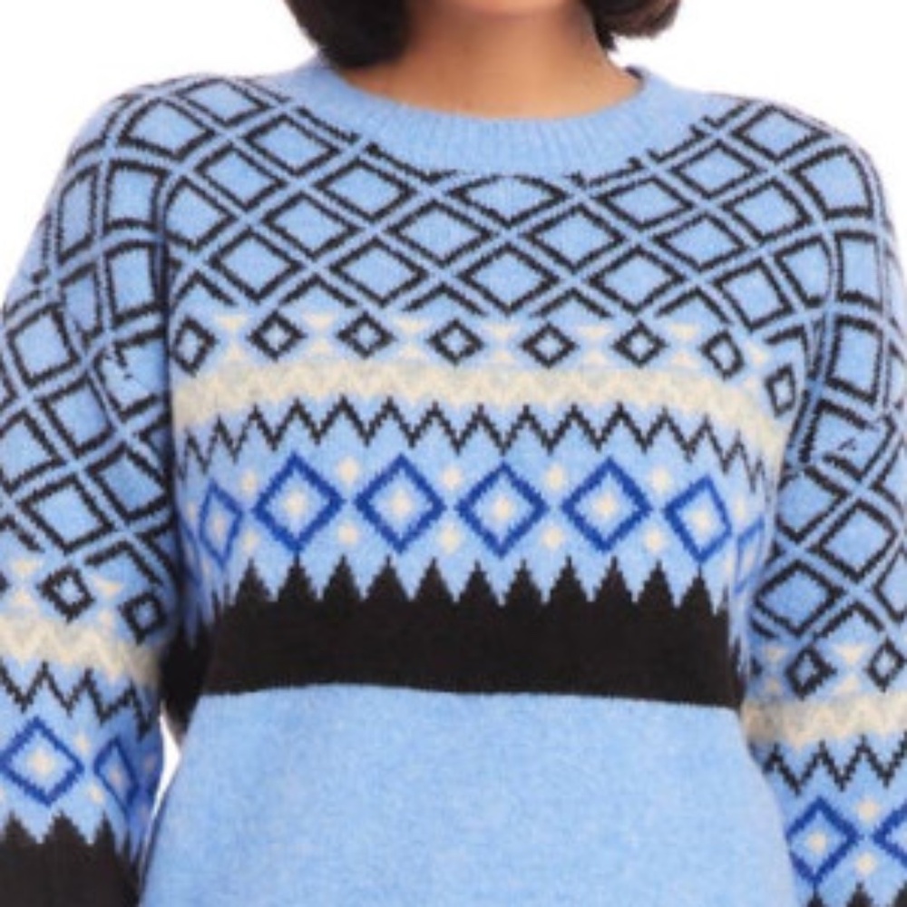 Karen Kane Womens Knit Crewneck Pullover Sweater